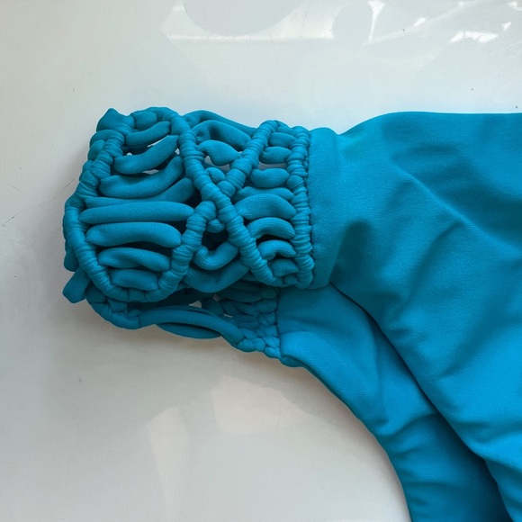 Mikoh Cayman Bikini Bottoms in Ocean Blue - Picture 6 of 7